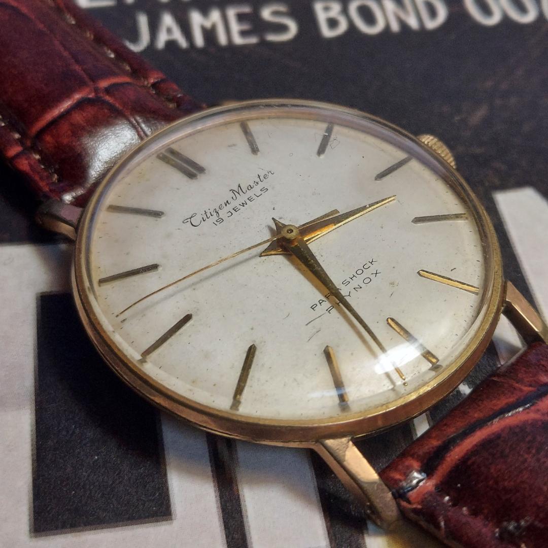 アンティーク　1950年代　シチズン・マスター　手巻き式　メンズウオッチ