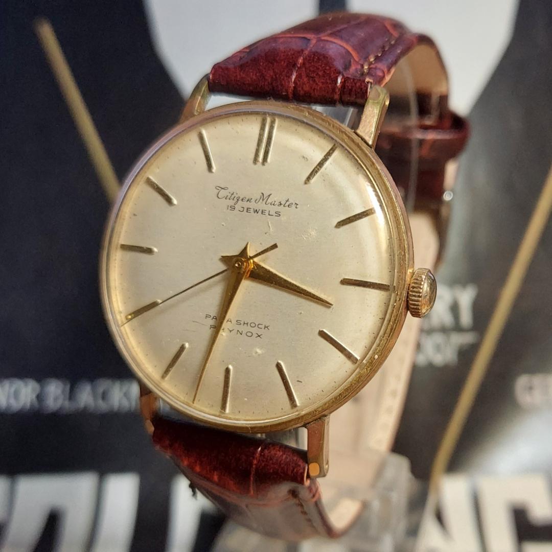 アンティーク　1950年代　シチズン・マスター　手巻き式　メンズウオッチ