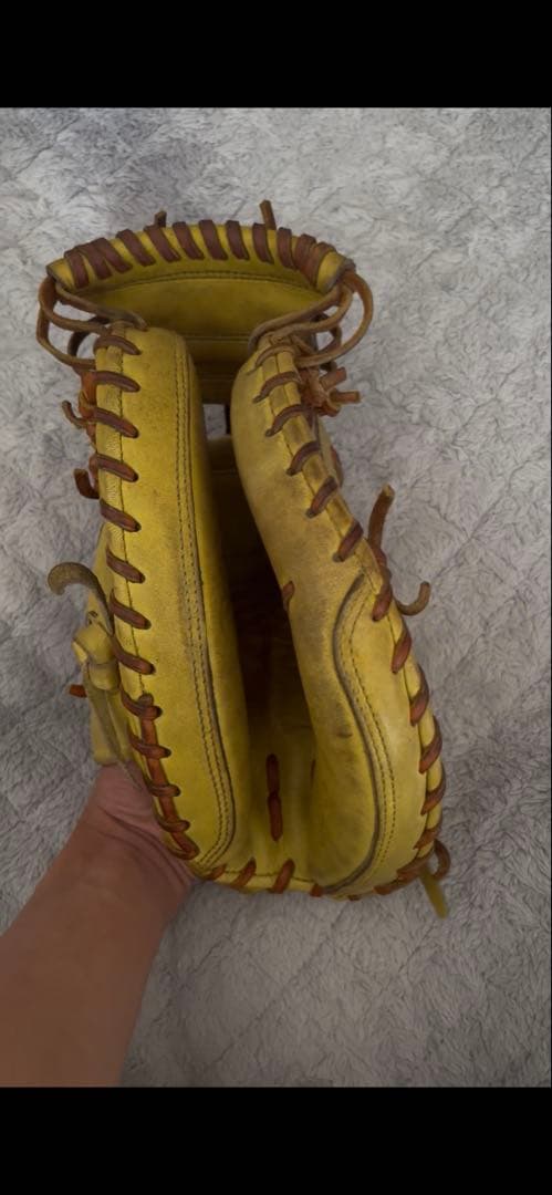 Mizuno Pro 硬式グローブ イエロー