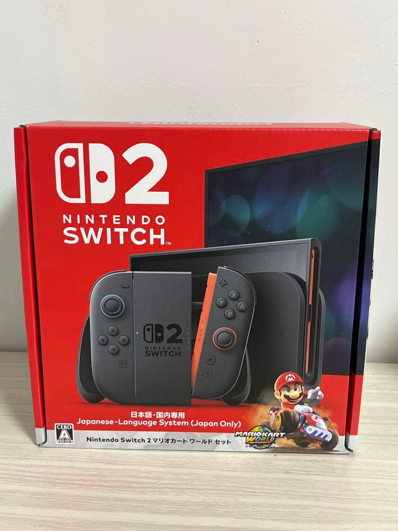 switch2 マリオカート付き　日本語版
