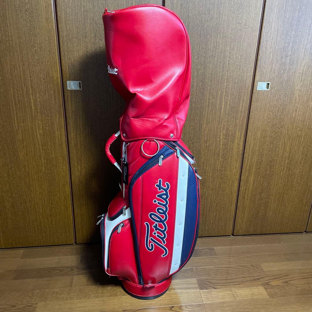 Titleist キャディバッグ 赤