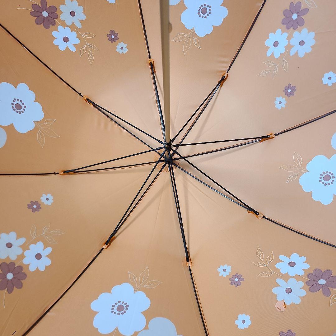 未使用　BURBERRY オレンジ 花柄 長傘