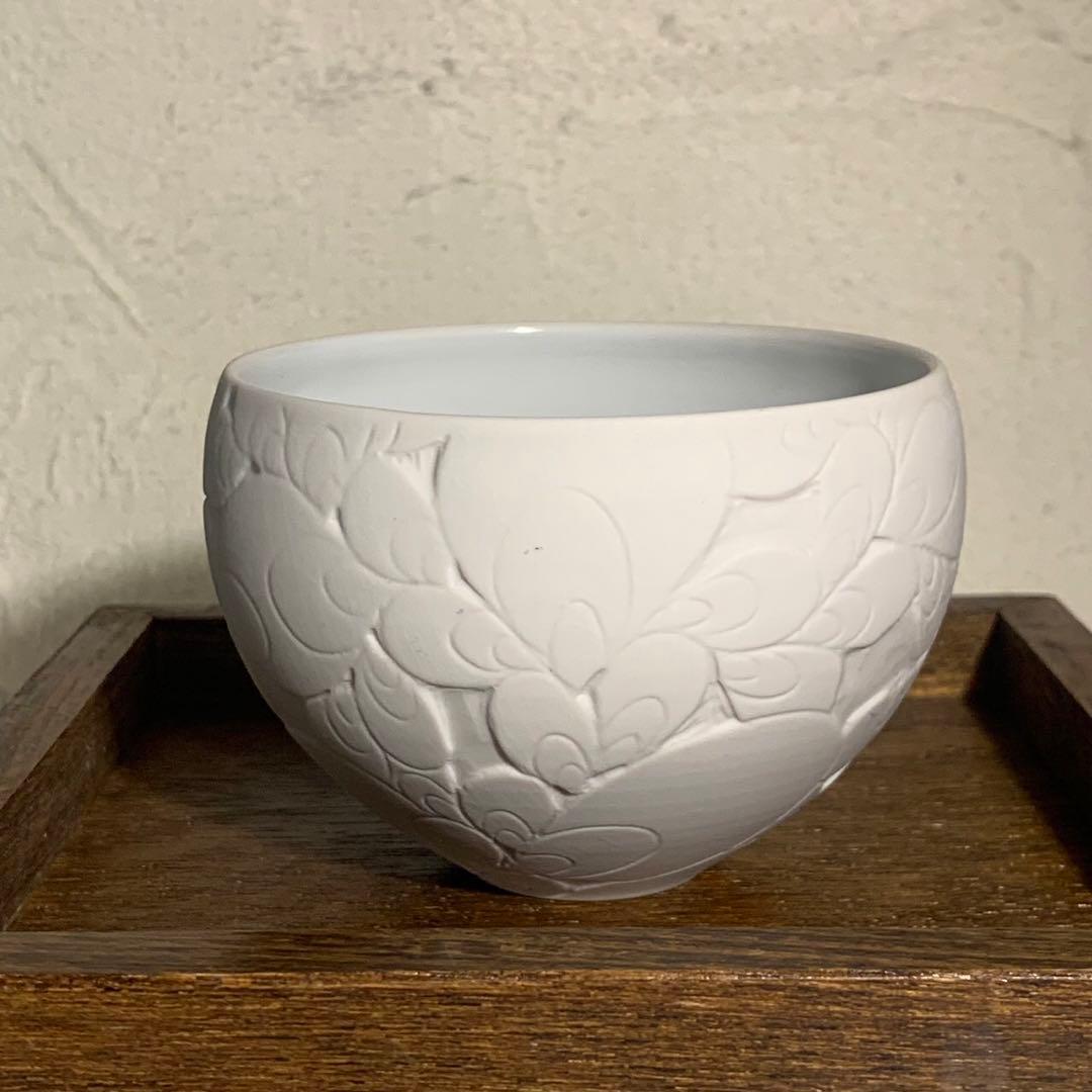 伊藤剛俊　掻き落とし　茶碗　カップ