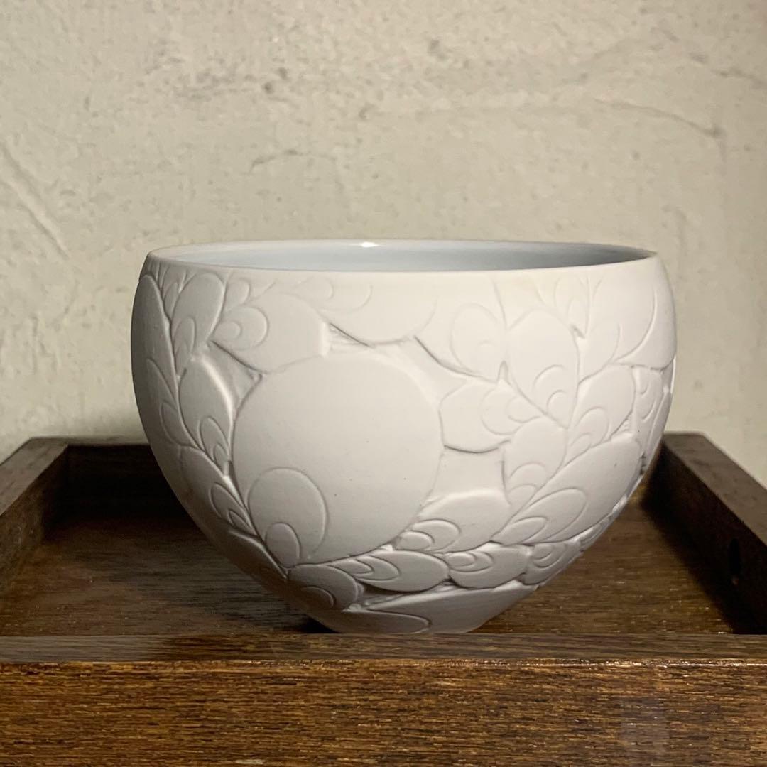 伊藤剛俊　掻き落とし　茶碗　カップ