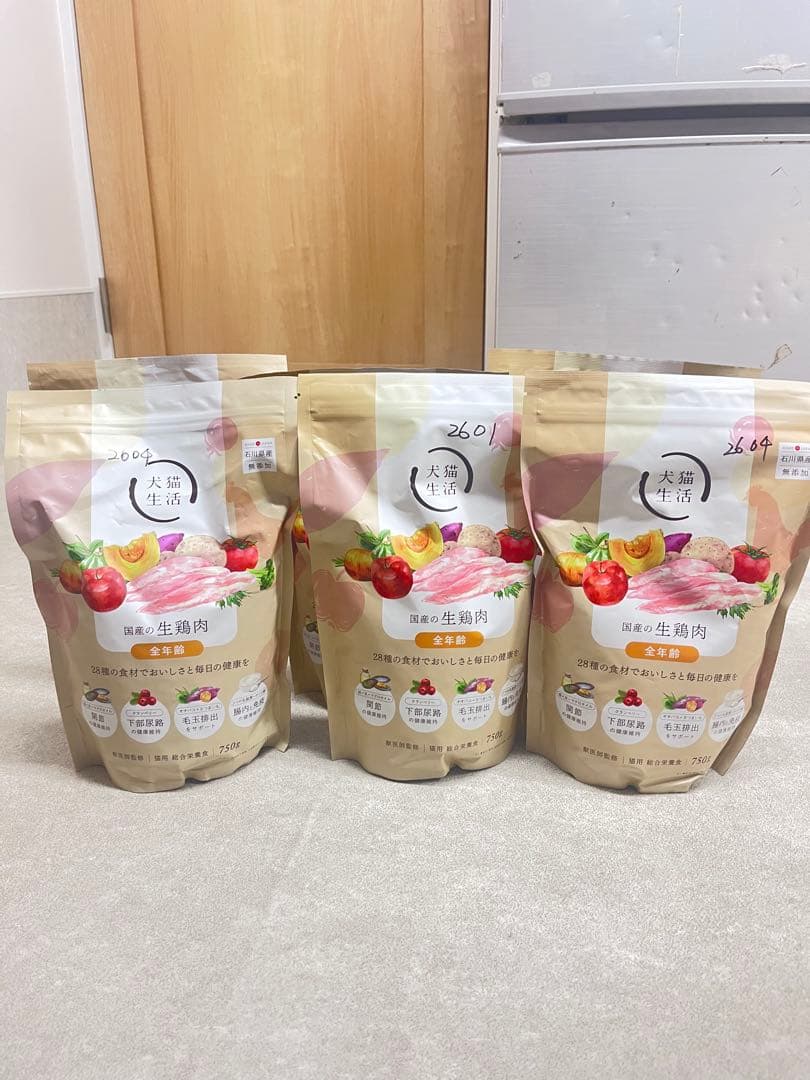 犬猫生活 ドライキャットフード 750g×6袋