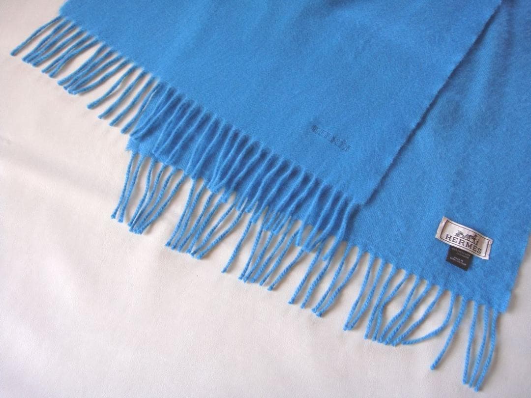 HERMES エルメス カシミヤ マフラー ストール