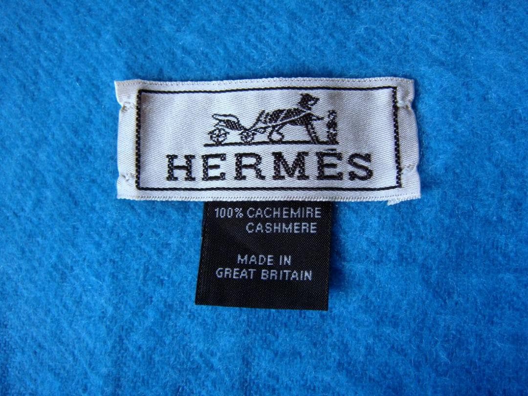 HERMES エルメス カシミヤ マフラー ストール