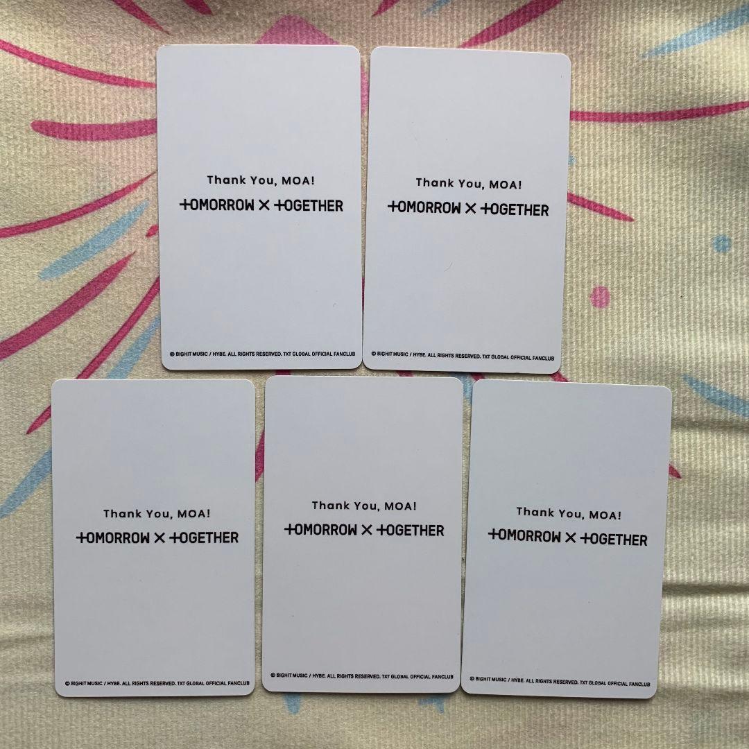 TXT 紹介特典 FC ファンクラブ 新規入会 トレカ 5枚