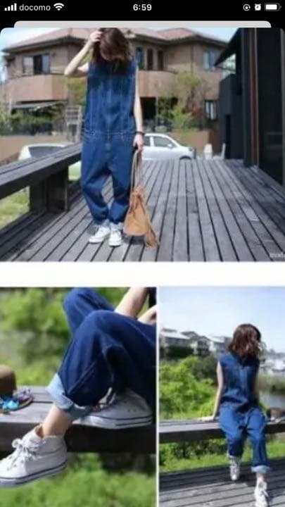 アンティカ　オールインワン　サロペット　つなぎ