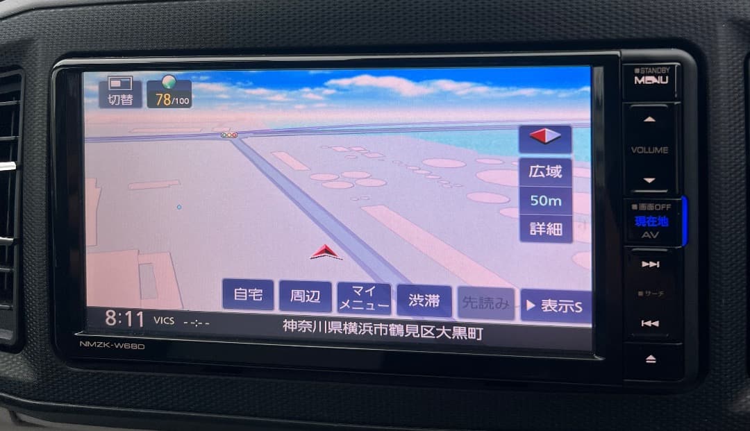 NMZK-W68Dダイハツ純正ナビ連動タイプドラレコ付きDRK-H67N