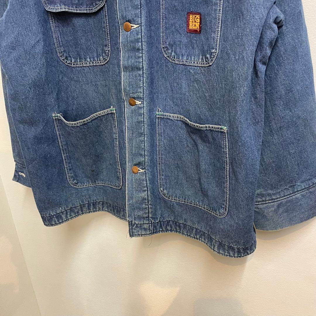 80s USA製 BIG BEN カバーオール 裏ブランケット デニム 52