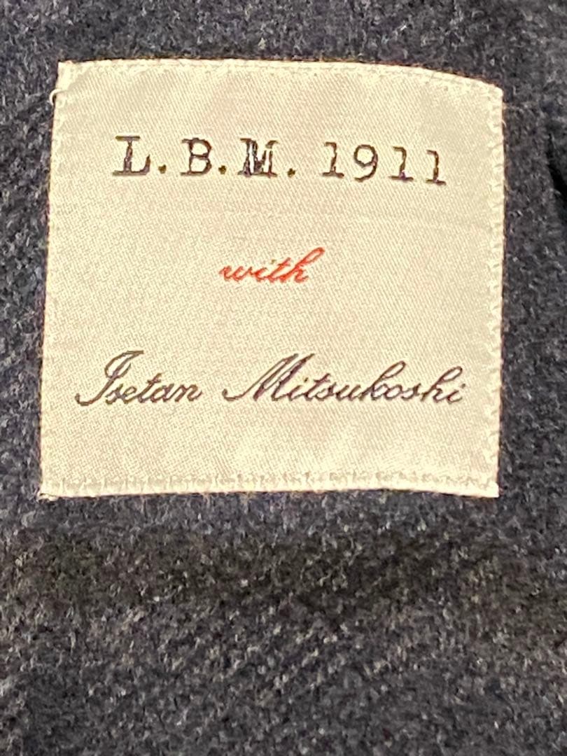 伊勢丹三越特注【伊】L.B.M. 1911 カシミヤウール コート 44S程 冬