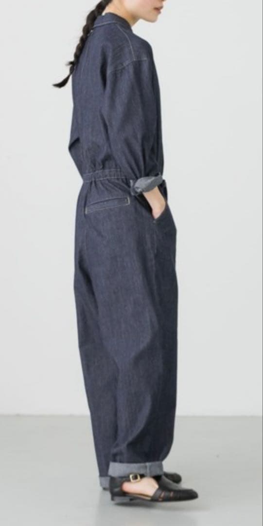 みち かぐれ　　デニムオールインワン