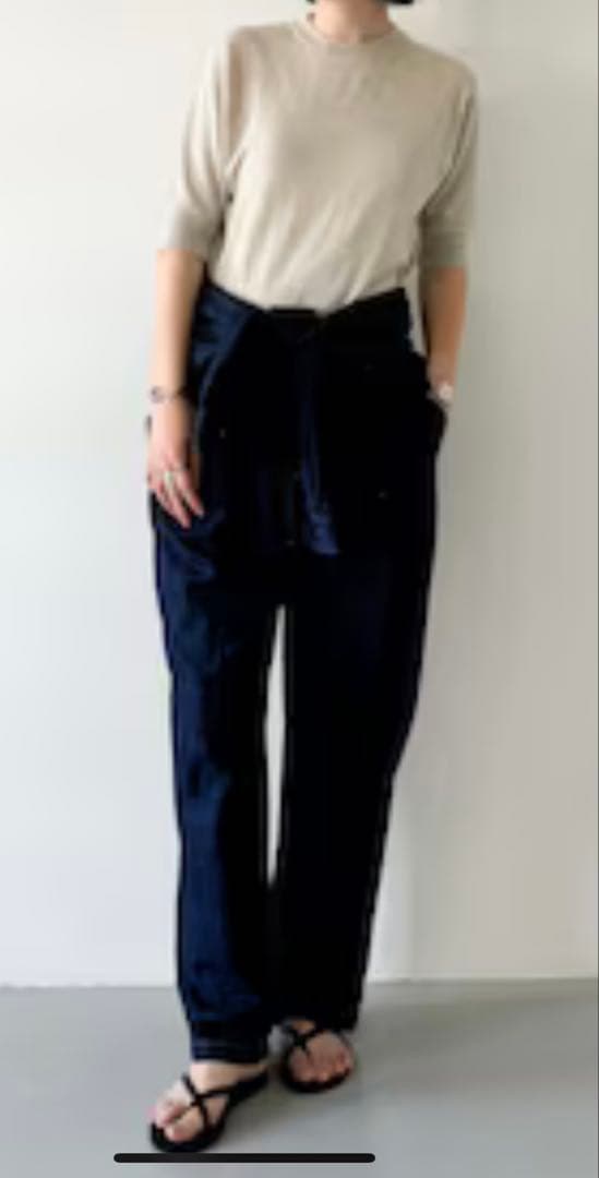 みち かぐれ　　デニムオールインワン