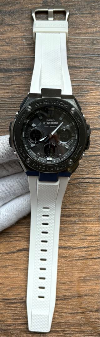 美品 G-SHOCK GST-W110MS-7AJF 電波ソーラー Gスチール