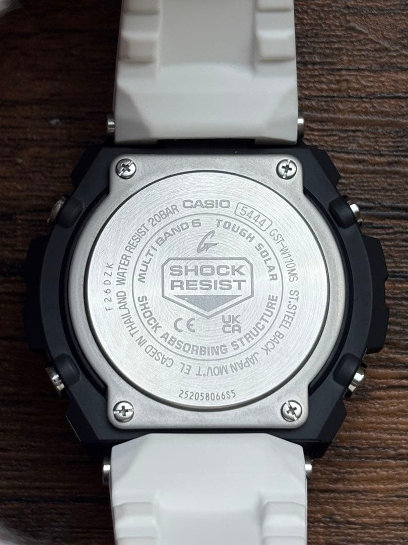 美品 G-SHOCK GST-W110MS-7AJF 電波ソーラー Gスチール