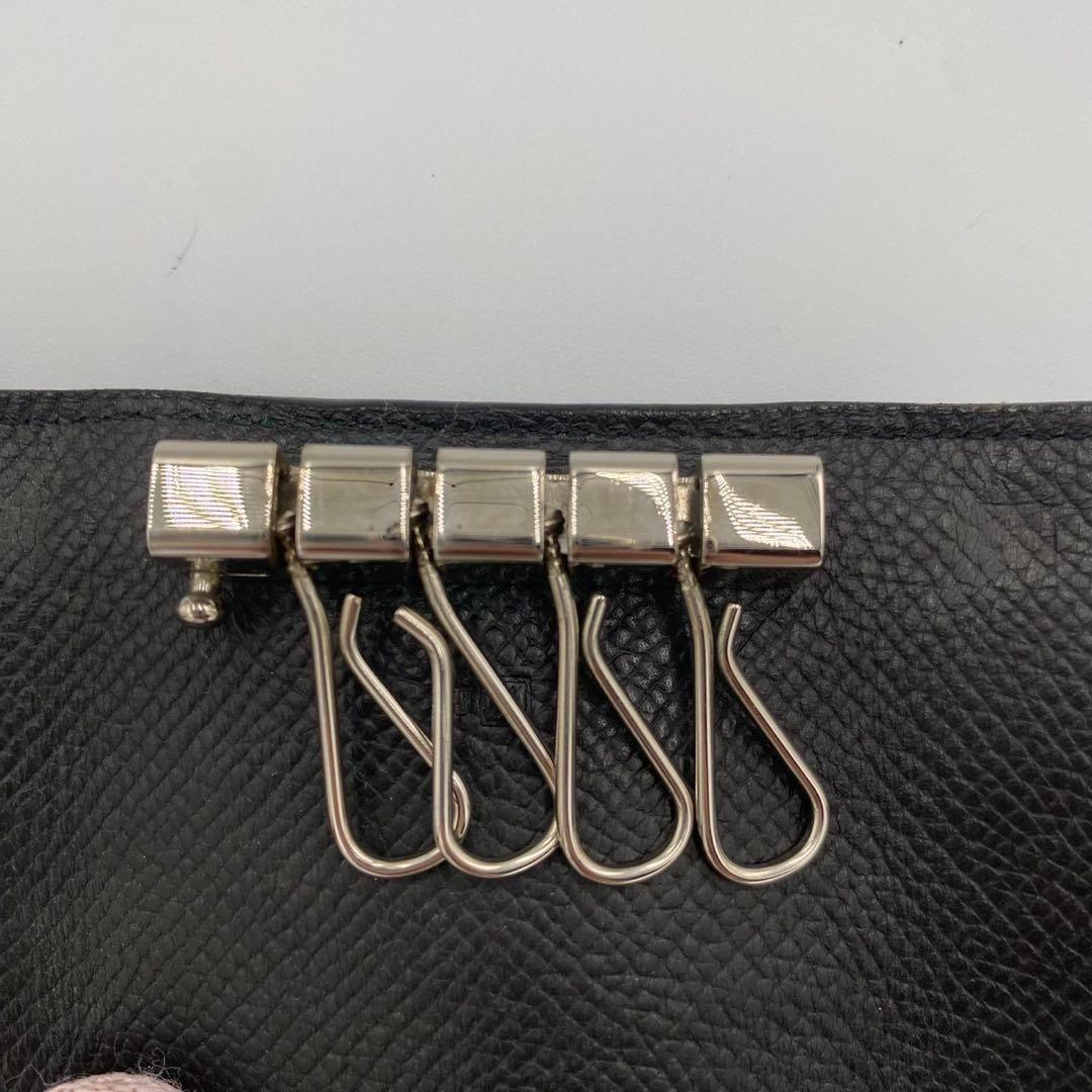 ！極美品！　HERMES エルメス　キーケース　ブラック　4連式　155oo