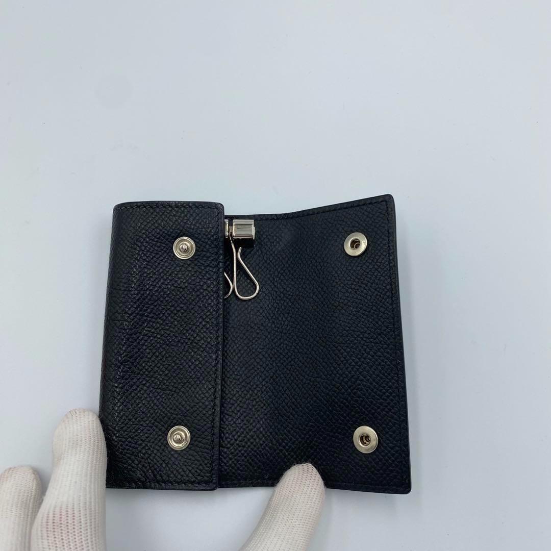 ！極美品！　HERMES エルメス　キーケース　ブラック　4連式　155oo