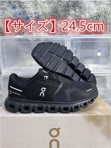 On Cloud 6 ランニングシューズ 24.5cm ブラック