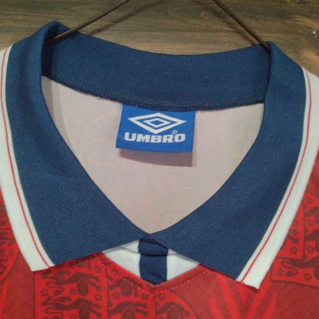 UMBRO　94年イングランド代表アウェイサッカーユニフォームサイズ