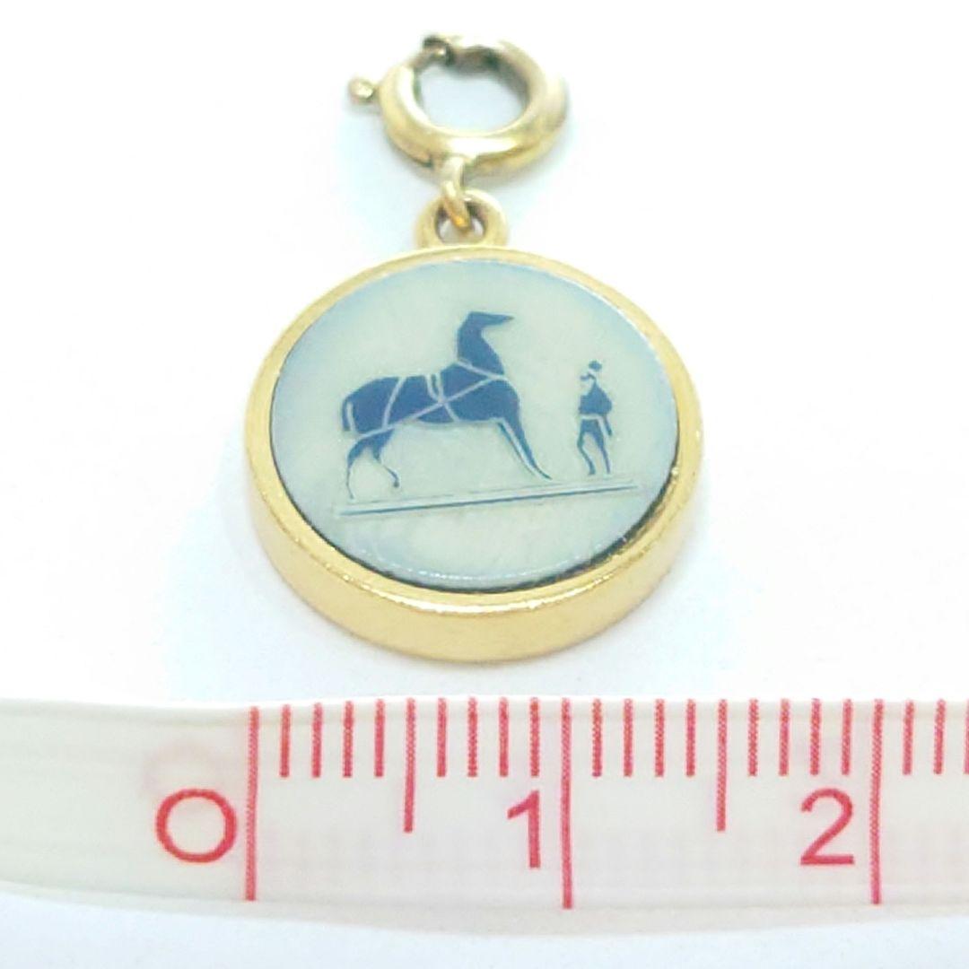 【美品】HERMES☆コロゾ☆ペンダントトップ☆チャーム☆ゴールド☆ホース