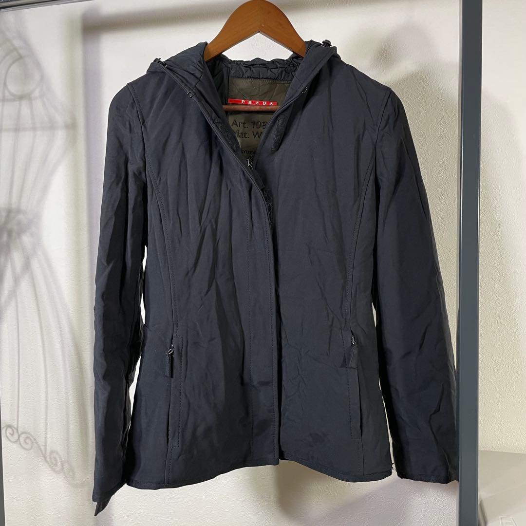 N*o様 PRADA ブラック パーカー Art. 108003A