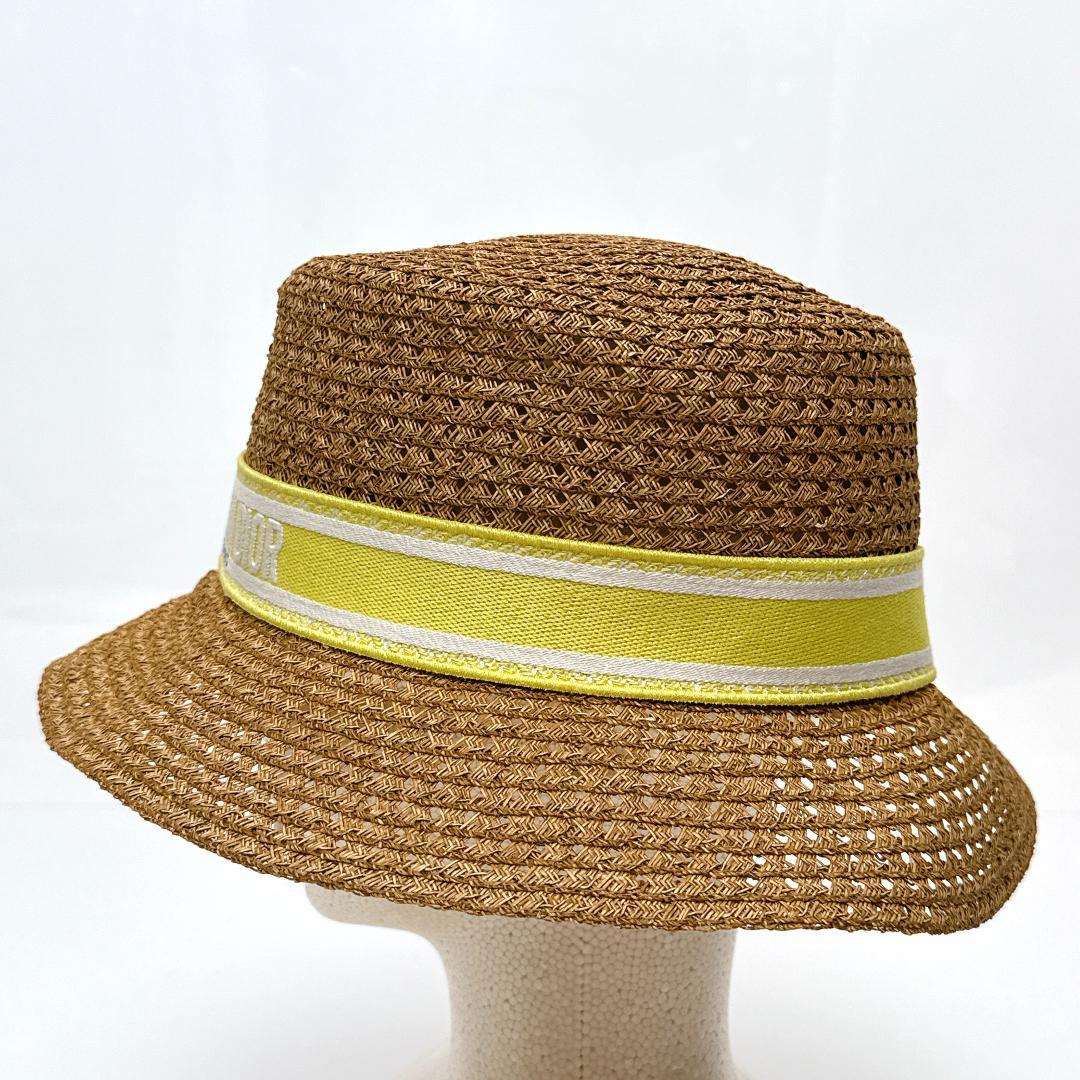 クリスチャンディオール ハット 34DBP923G153 ストロー 58