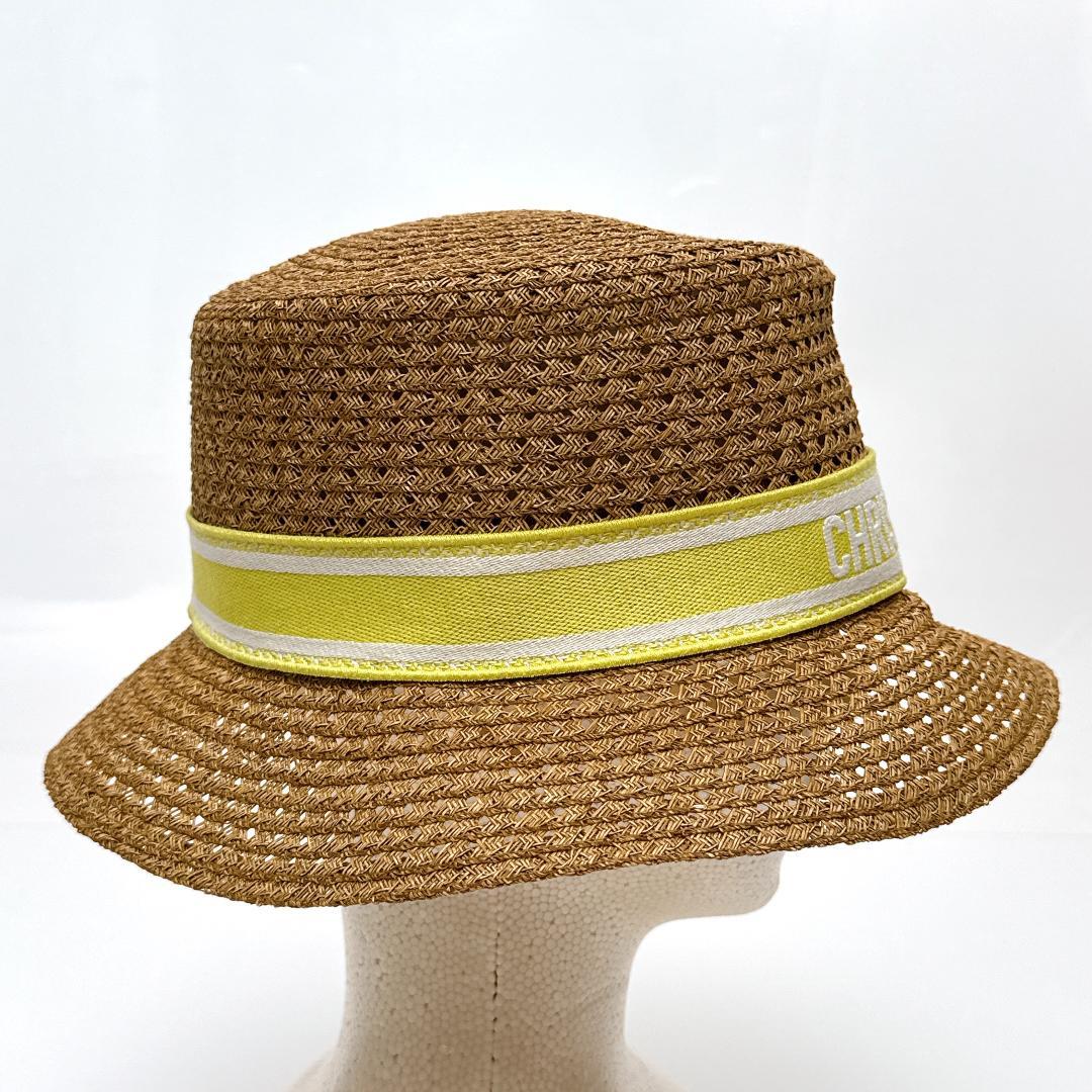 クリスチャンディオール ハット 34DBP923G153 ストロー 58