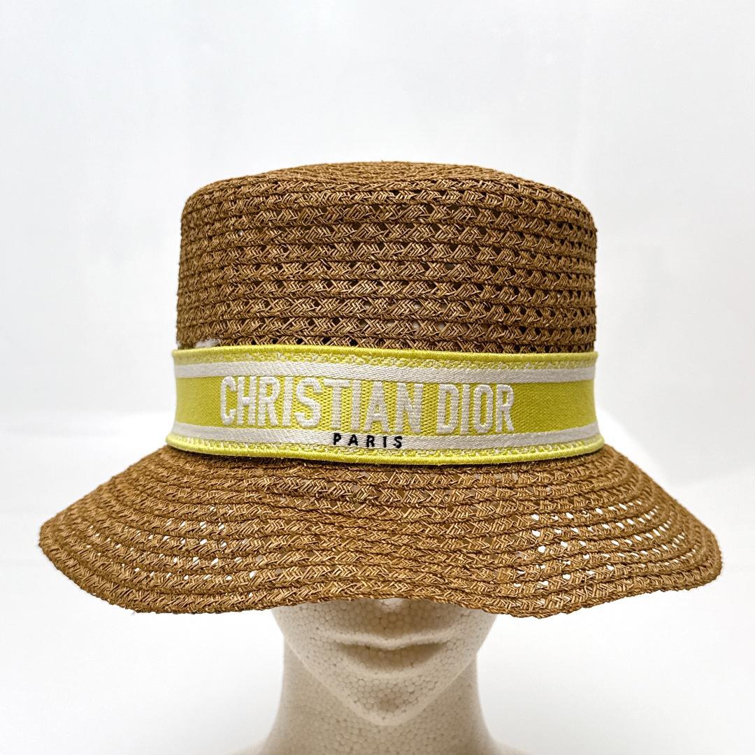 クリスチャンディオール ハット 34DBP923G153 ストロー 58