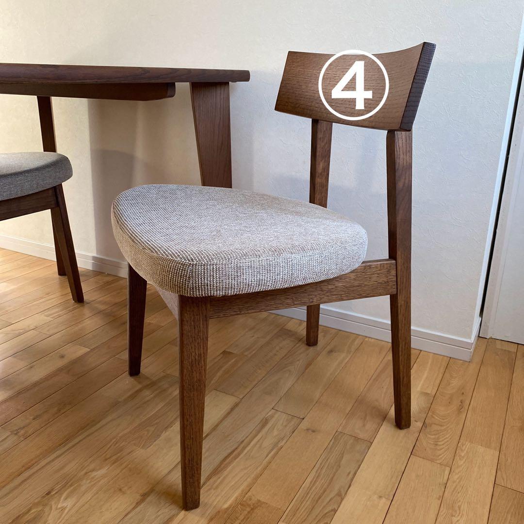 【飛騨産業】椅子④／ダイニングチェア キツツキマーク＊ダイニング5点セット＊