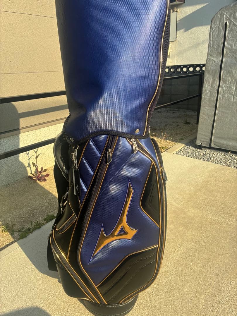 Mizuno キャディバッグ ネイビー/ゴールド