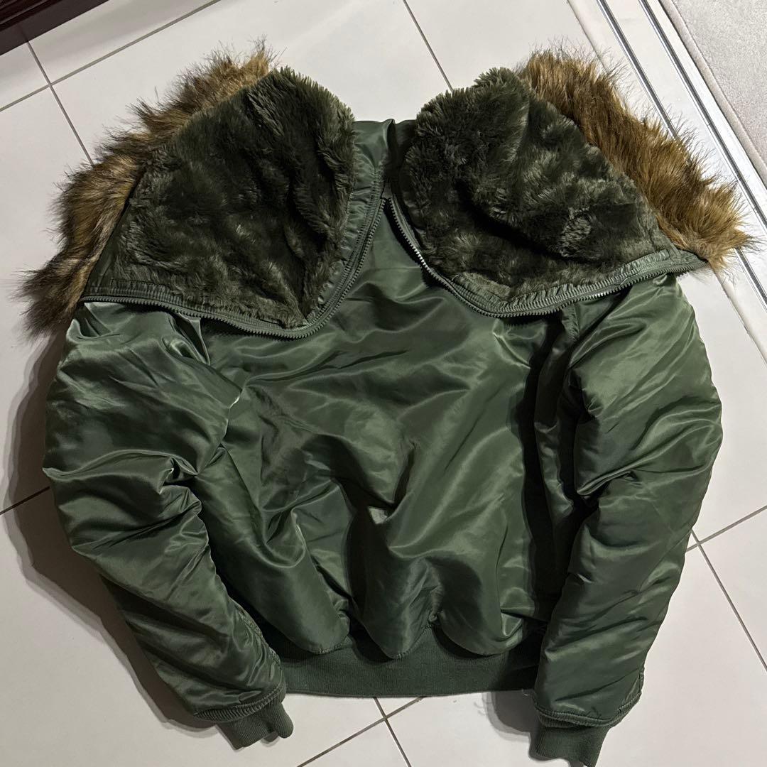 ALPHA INDUSTRIES N-2B フライトジャケット Mサイズ 短丈