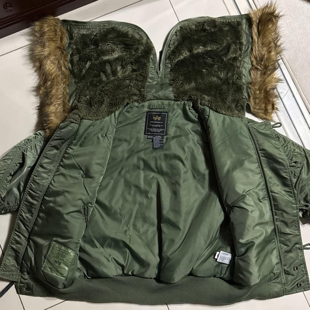 ALPHA INDUSTRIES N-2B フライトジャケット Mサイズ 短丈