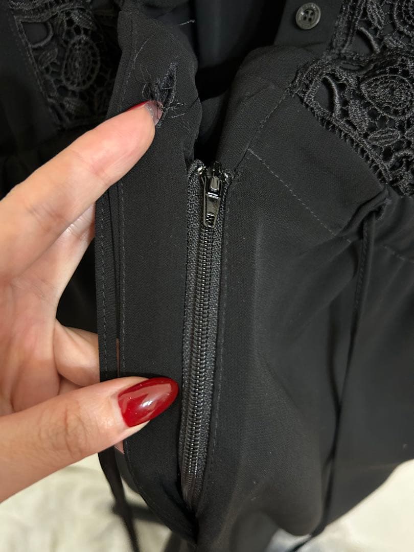 マックスマーラ 黒 レース ロンパース