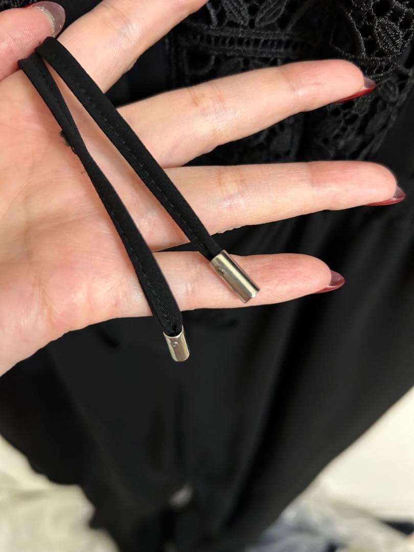 マックスマーラ 黒 レース ロンパース