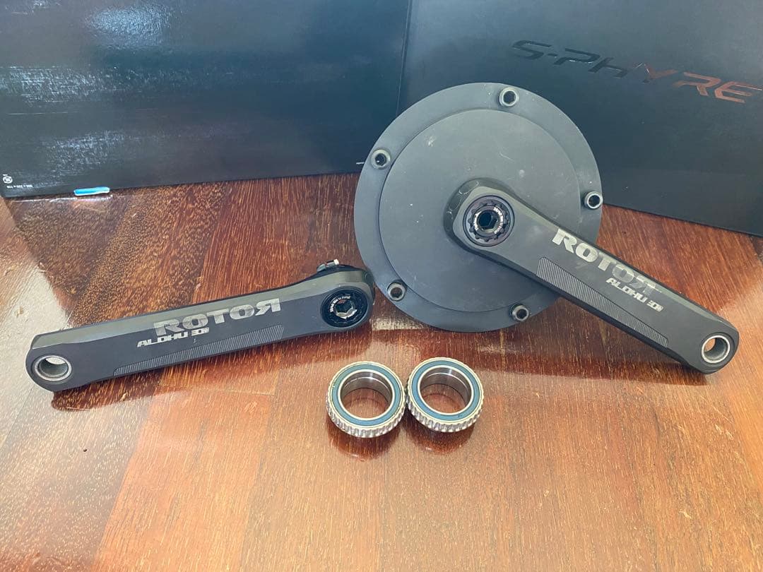 ROTOR ALDHU 3D TRACK 170mm スパイダー　専用BBセット