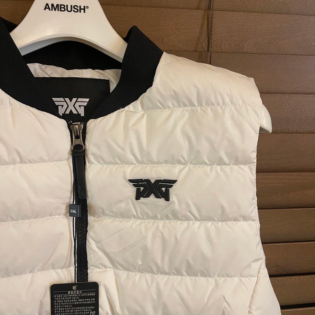 【白L】PXG ゴルフ レディース トップス ダウンベスト