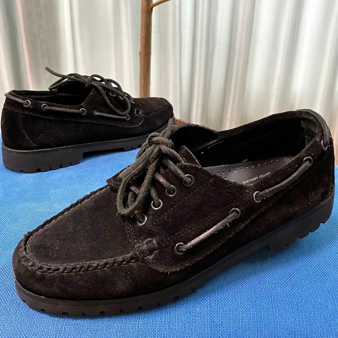 G.H.BASS B&Y 4eye MOC ジーエイチバス スエード ブラック