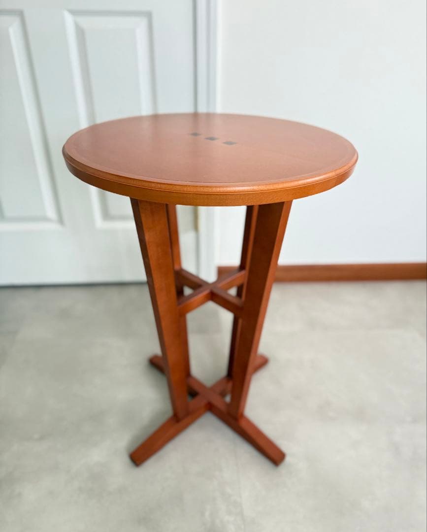 日進木工　北欧家具　木製サイドテーブル