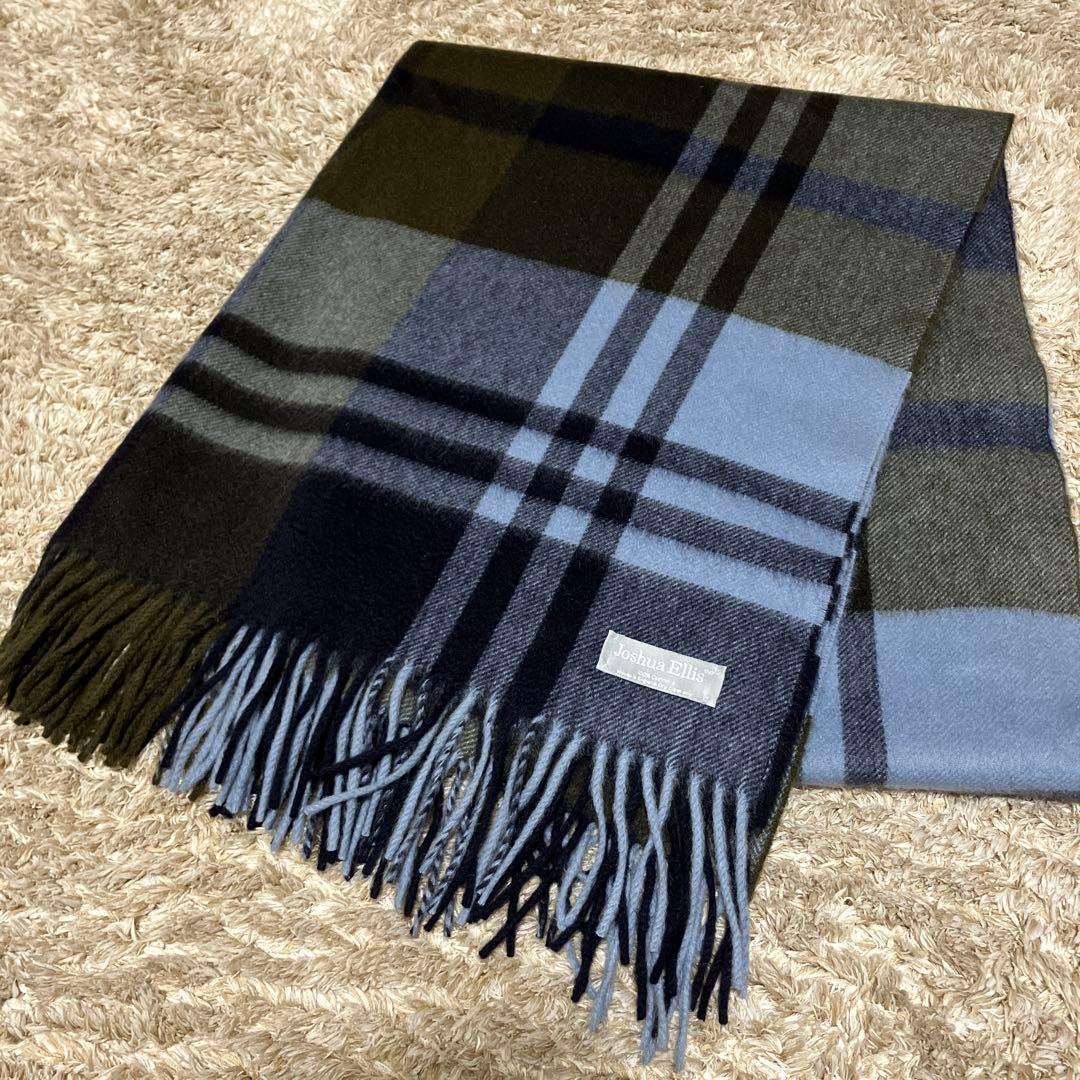 ジョシュアエリス　カシミアストール　大判　美品