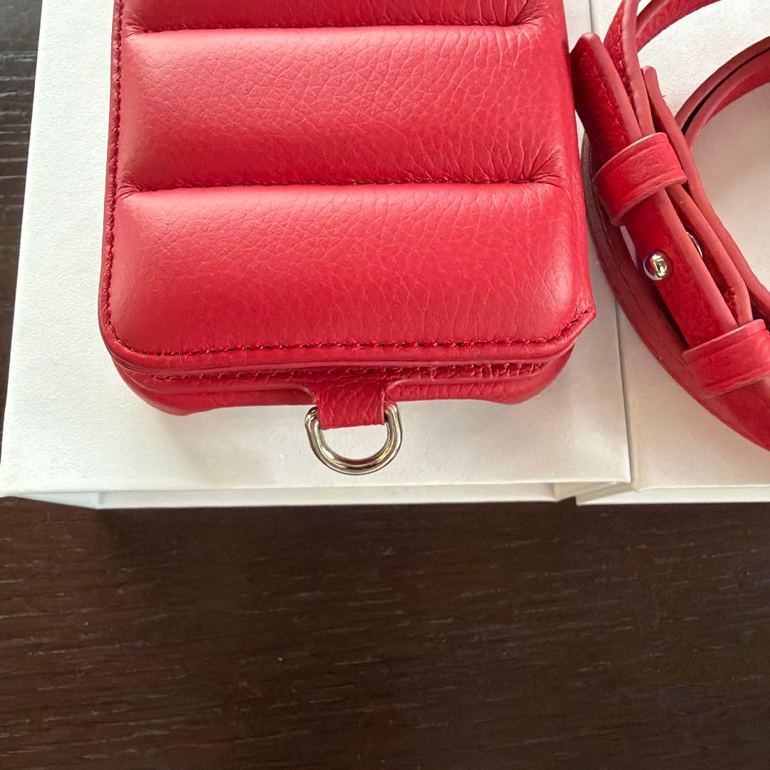 【美品】DEMiu Ballon iPhone17ProMax ケース レッド