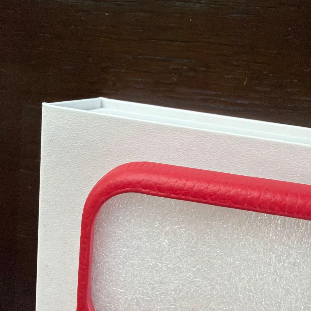 【美品】DEMiu Ballon iPhone17ProMax ケース レッド