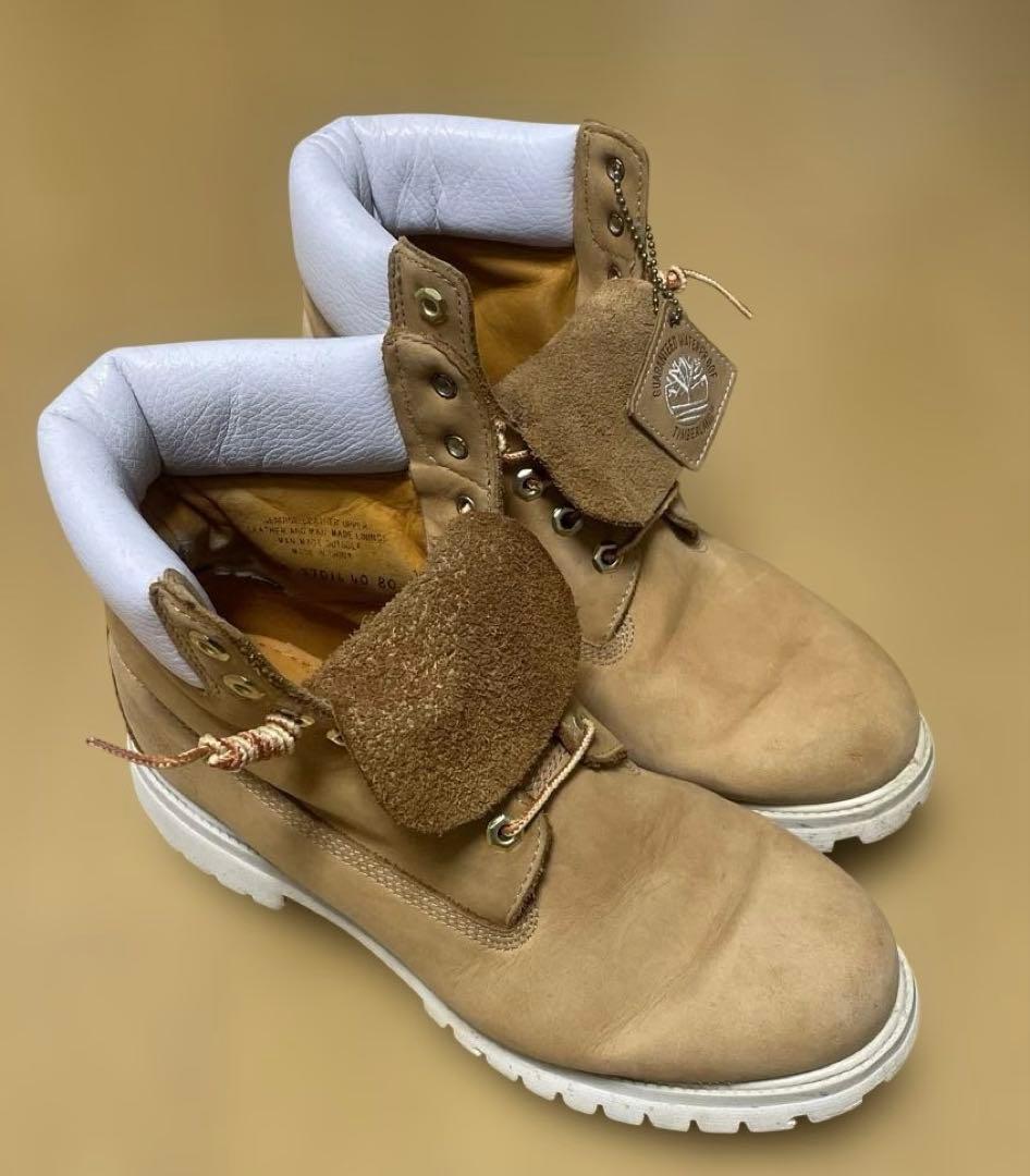 Timberland イエローブーツ　27016 ホワイトソール