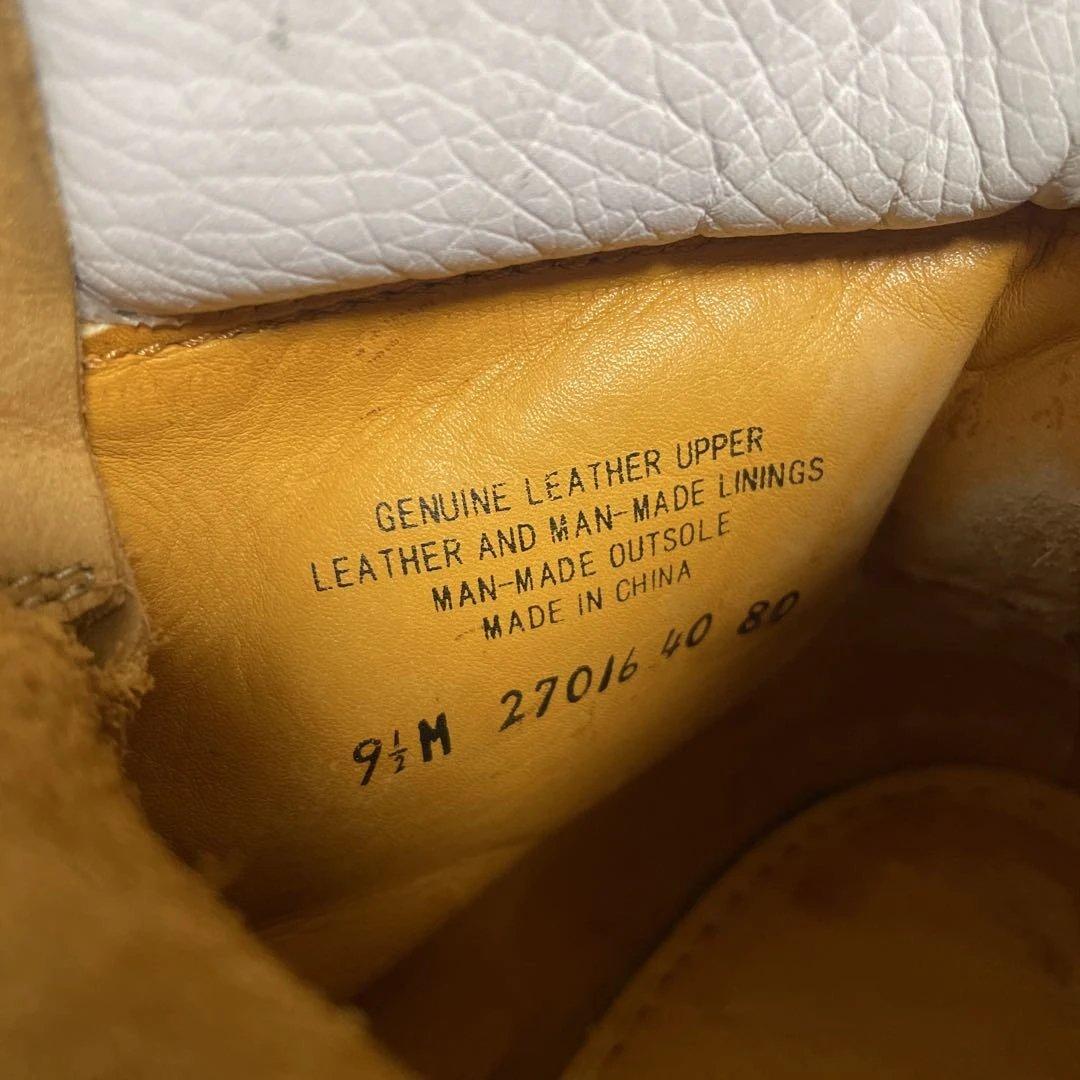 Timberland イエローブーツ　27016 ホワイトソール