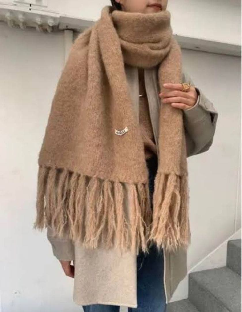 AURALEE アルパカウールマフラー