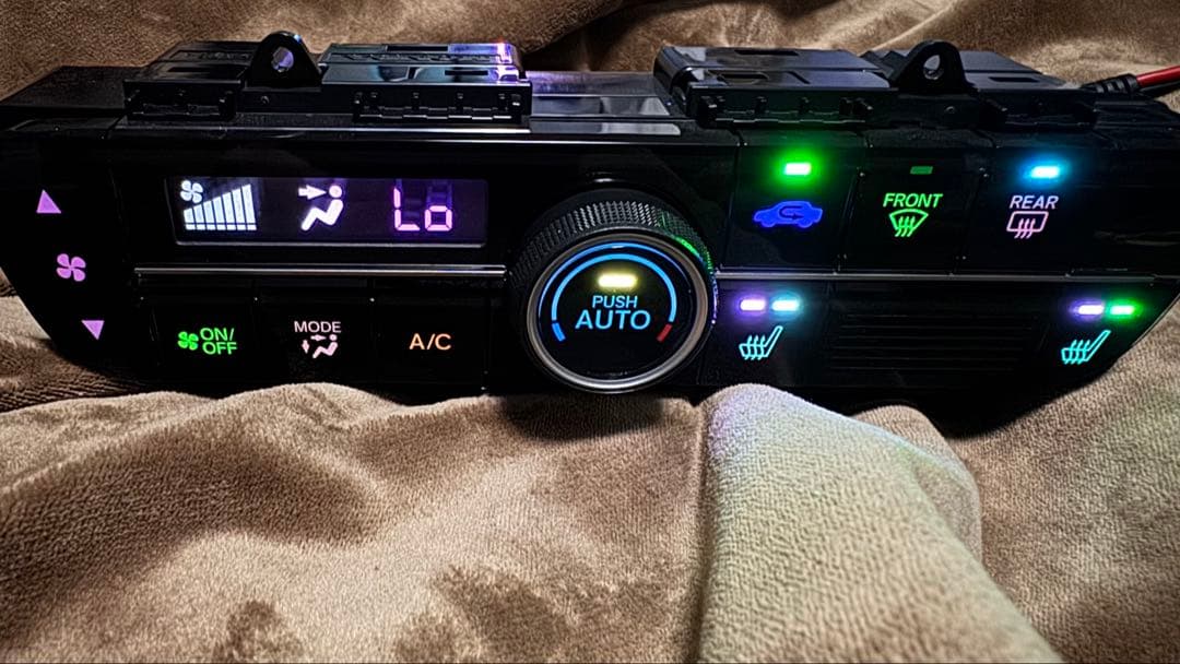 jf3 N-BOX Nボックス led打ち替え済み エアコンスイッチパネル