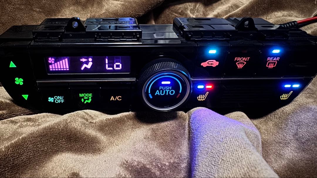 jf3 N-BOX Nボックス led打ち替え済み エアコンスイッチパネル