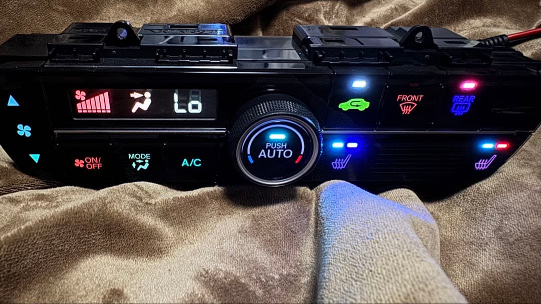 jf3 N-BOX Nボックス led打ち替え済み エアコンスイッチパネル