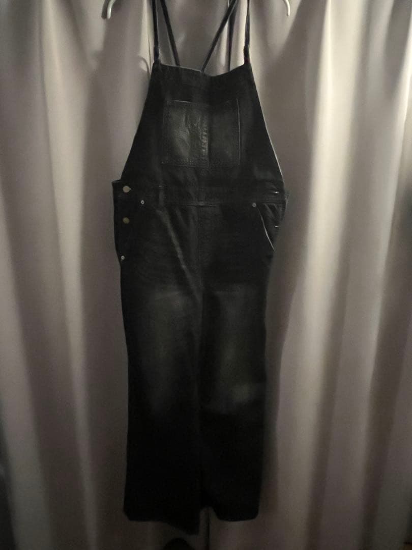 バンヤードストーム　デニムキャミサロペットM（サイズ1）ブラック オーバーオール