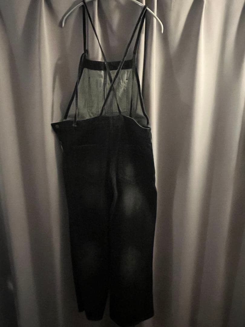 バンヤードストーム　デニムキャミサロペットM（サイズ1）ブラック オーバーオール